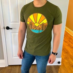 Green shirt size medium